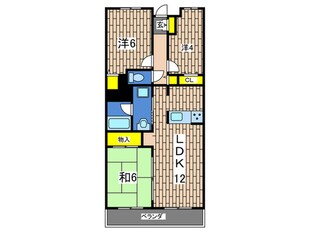 メゾンベール壱番館の物件間取画像